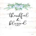 Thankful and Blessed Art Print