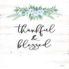 Thankful and Blessed  Art Print