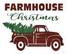 Farmhouse Christmas Art Print