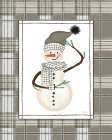 Strike a Pose Snowman Art Print