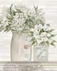 Floral Country Crocks Art Print