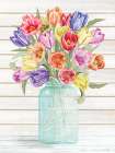 Farmhouse Tulips Art Print