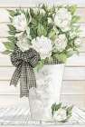 White Peonies Art Print