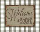 Welcome Home Sweet Home Art Print