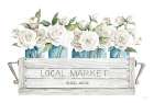 Local Market Flowers Art Print