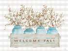 Welcome Fall Jars Art Print