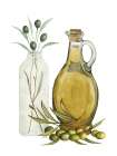 Olive Oil Jar II Art Print