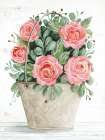 Pail of Roses Art Print