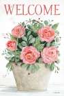 Welcome Roses in Pail Art Print