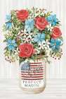 Patriotic Floral Art Print