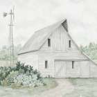 Barn on Duke Ranch Art Print