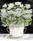 Farmhouse Geraniums Art Print
