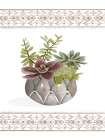 Aztec Succulent II Art Print