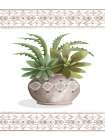 Aztec Succulent III Art Print