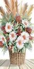 Gerbers and Pampas Grass Art Print