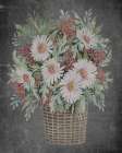 Aged Floral Beauty I Art Print