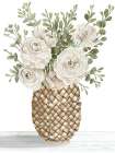 Crisscross Ranunculus Art Print
