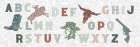 Western Alphabet Art Print