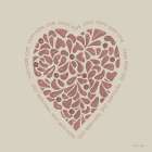 Faith Hope Love Heart Art Print