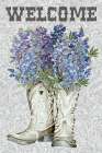 Welcome Bluebonnets Art Print