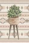 Aztec Planter II Art Print