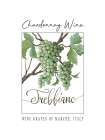 Chardonnay Wine Art Print