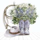 Lavender Rodeo Art Print