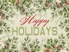 Happy Holidays Art Print
