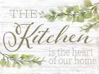 The Kitchen is the Heart of the Home Art Deco Print