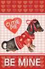 Be Mine Dachshund Art Print