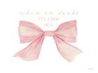 Bow Collection - Put a Bow On It Art Print