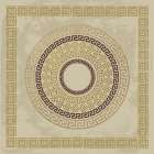 Greek Key Medallion II Art Print