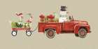 Geese Christmas Parade Art Print