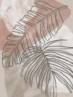Layered Leaves 1 Minimalist Print