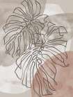 Layered Leaves 2 Art Print