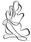 Sitting Woman Art Print