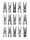 Laundry Room Clothespins Art Print