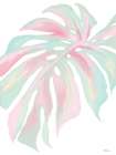 Pastel Monstera Leaf Art Print