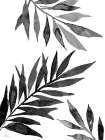 Watercolor Leaves I Art Print