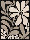 Cream Modern Floral I Art Print