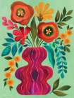 Bright Funky Bouquet Art Print