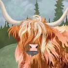 Fringed Friend Art Print
