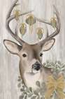 Decorated Reindeer Art Print