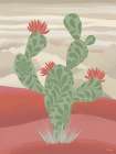 Cactus Couture Art Print
