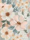 Scribbly Floral Art Print