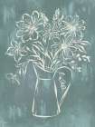 Etched Bouquet II Art Print