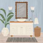 Unwind and Refresh Bath Set 1 Art Print