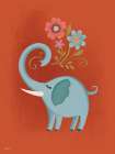 Trunk Full of Flowers Art Print