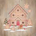 Gingerbread Wonderland Art Print