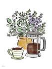 Aromatic Awakening Art Print